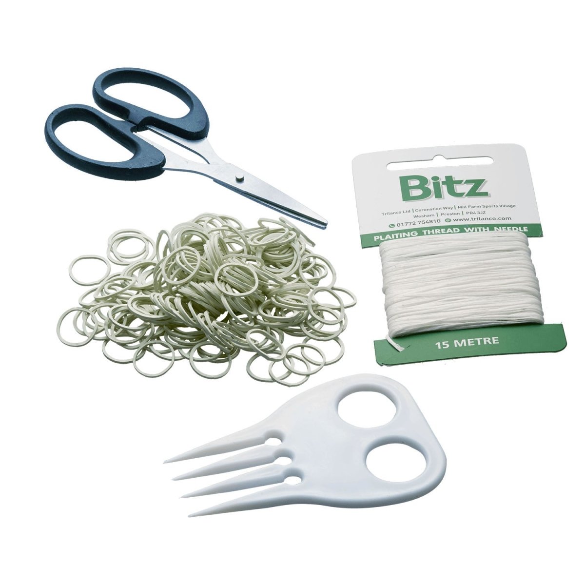 Bitz Plaiting Kit - White -