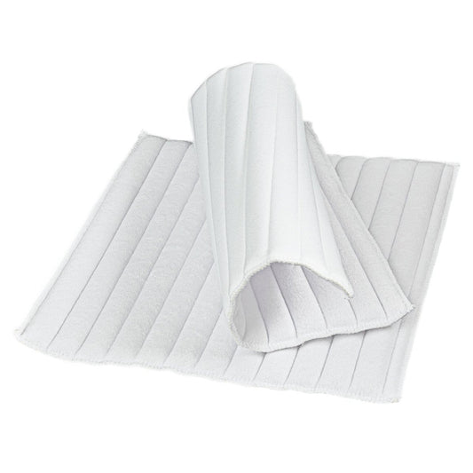Bitz Quilted Leg Pads - White - Small