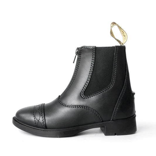 Brogini Tivoli Piccino Yr Paddock Boots Childs - Black - 28(10)