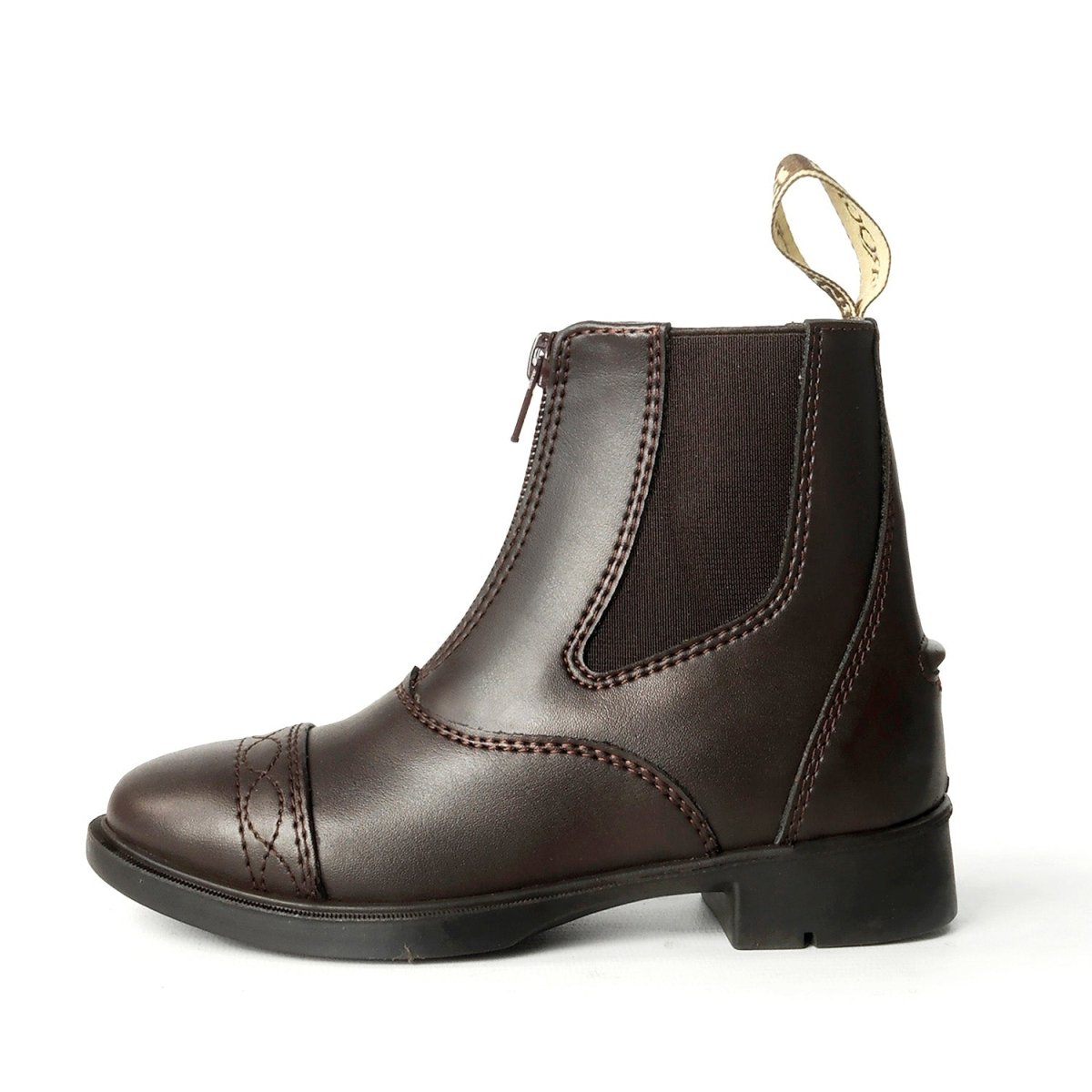 Brogini Tivoli Piccino Yr Paddock Boots Childs - Brown - 28(10)