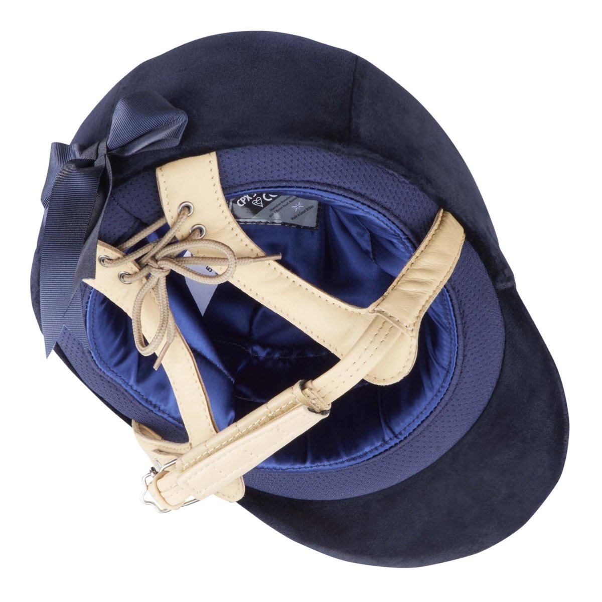 Champion CPX Showmaster Peaked Helmet - Navy - 55cm