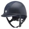 Charles Owen Ayr 8 Plus Leather Look - Riding Helmet - Black - 6 3/8 - 52cm