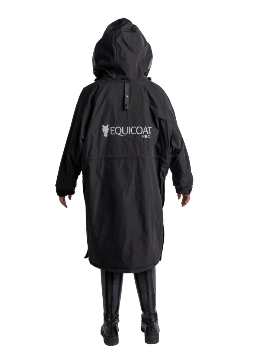 Equicoat Pro - Kids Waterproof Coat - Black - X-Small