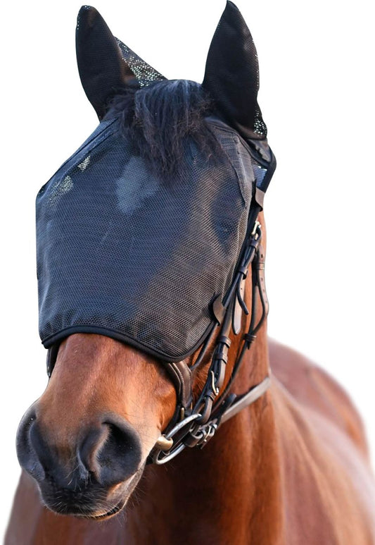 Equilibrium Net Relief Riding Mask - Black - Extra Small