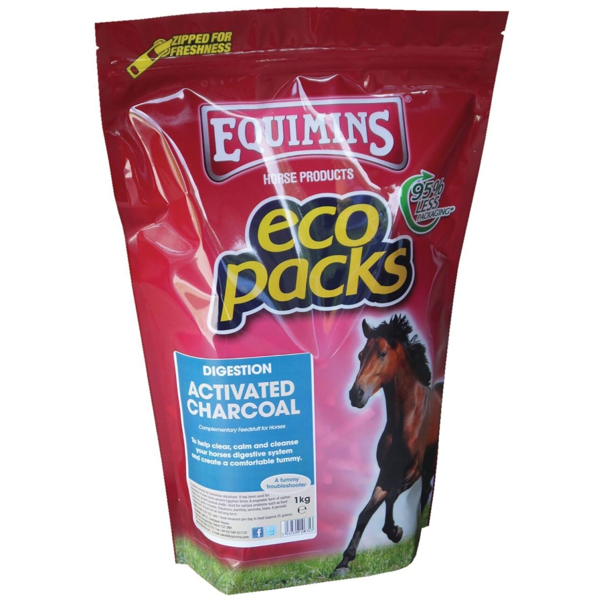 Equimins Activated Charcoal - 1Kg -