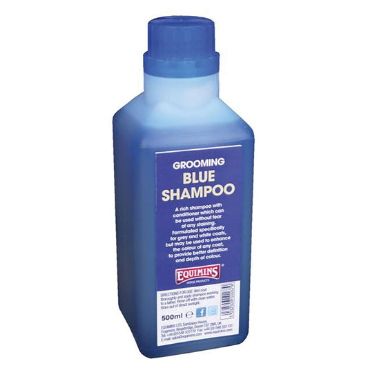 Equimins Blue Shampoo For Greys - 500Ml -