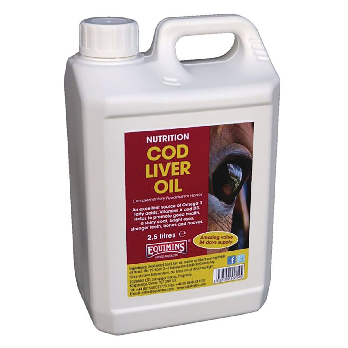 Equimins Cod Liver Oil - 2.5Lt -
