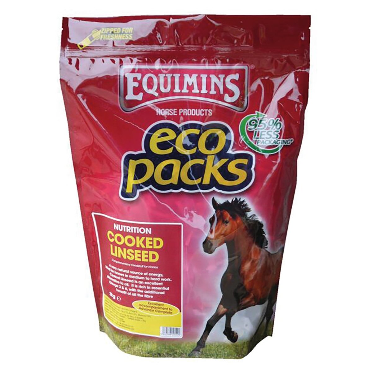 Equimins Cooked Linseed - 3Kg -