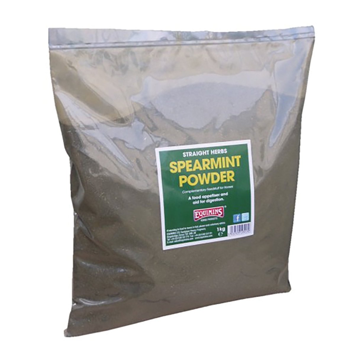 Equimins Straight Herbs Spearmint Powder - 1Kg -