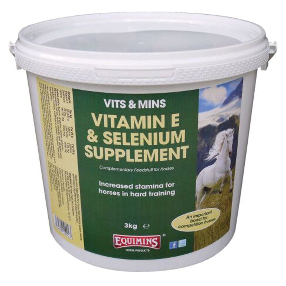 Equimins Vitamin E & Selenium Supplement - 3Kg -
