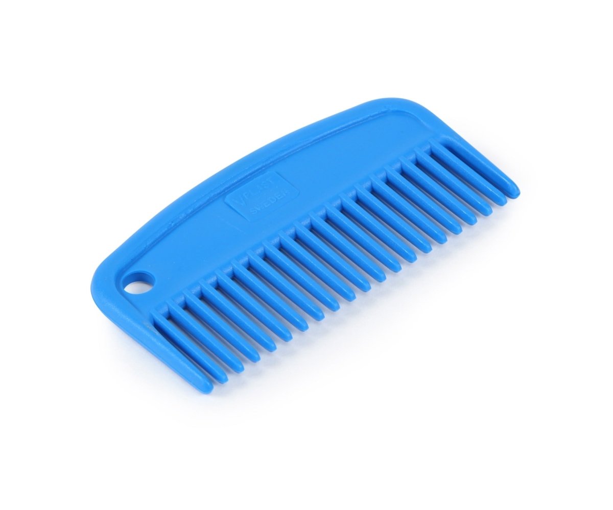 EZI-GROOM Plastic Mane Comb - Blue -