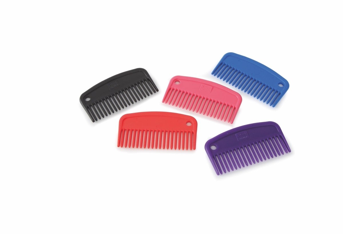 EZI-GROOM Plastic Mane Comb - Small - Black -