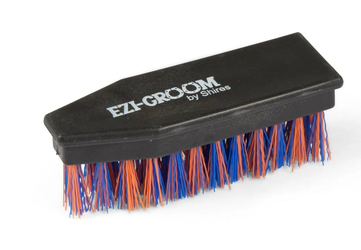 EZI - GROOM Shape Up Hoof Brush - Blue/Yellow - Single