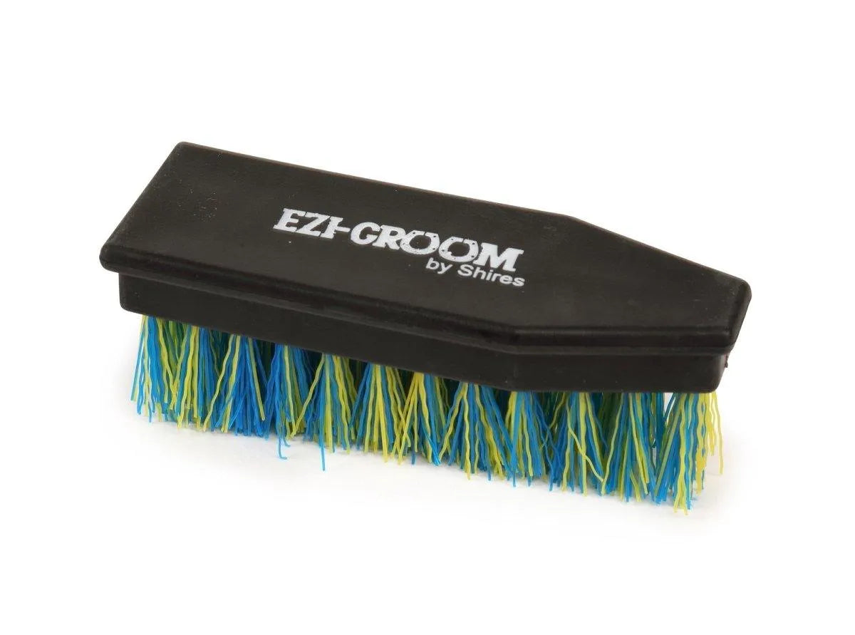 EZI - GROOM Shape Up Hoof Brush - Blue/Yellow - Single