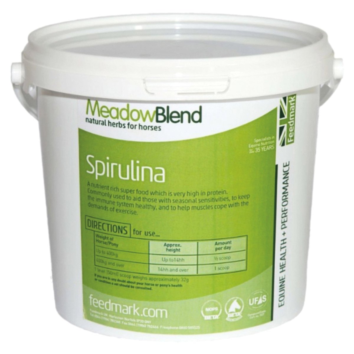 Feedmark Meadowblend Spirulina - 1Kg -