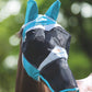 FlyGuard Pro Fine Mesh Fly Mask with Ears & Nose - Teal - Extra Small Pony
