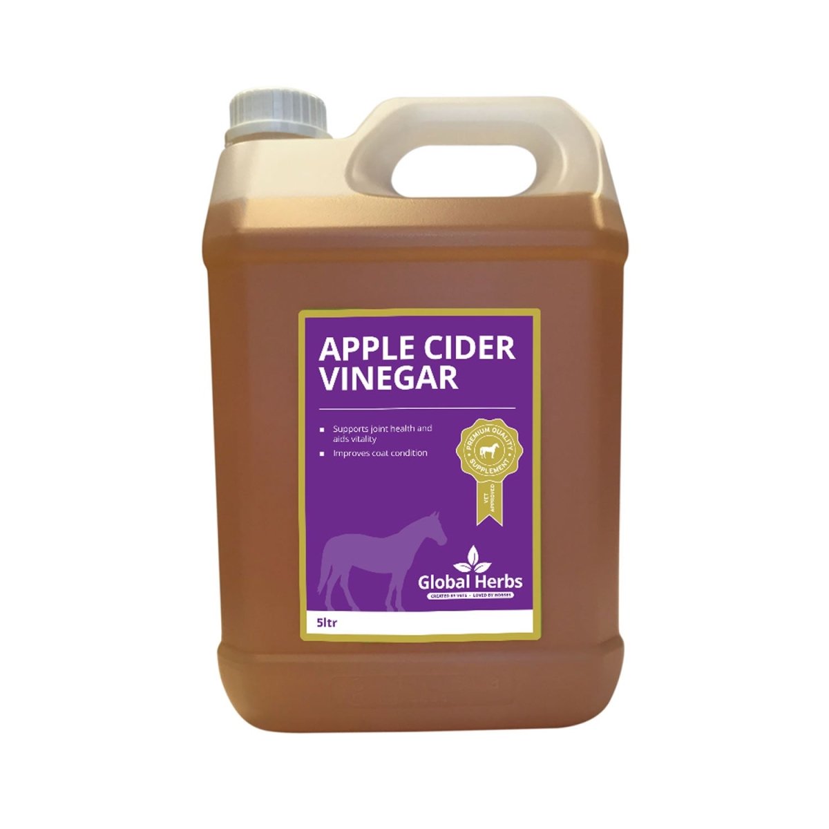 Global Herbs Apple Cider Vinegar - 5Lt -