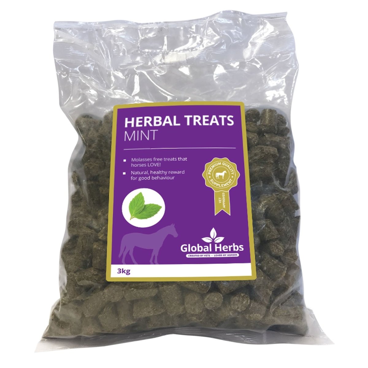 Global Herbs Herbal Treats - Mint - 3Kg
