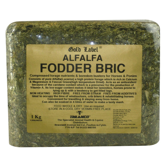 Gold Label Alfalfa Fodder Bric - 1Kg -