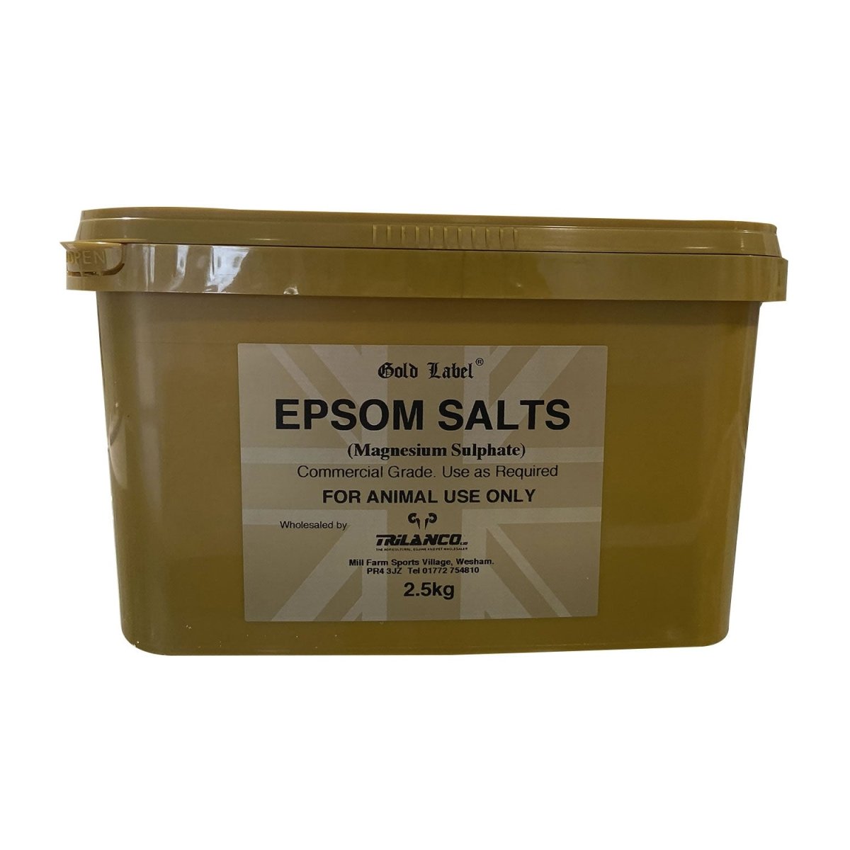 Gold Label Epsom Salts - 2.5Kg -