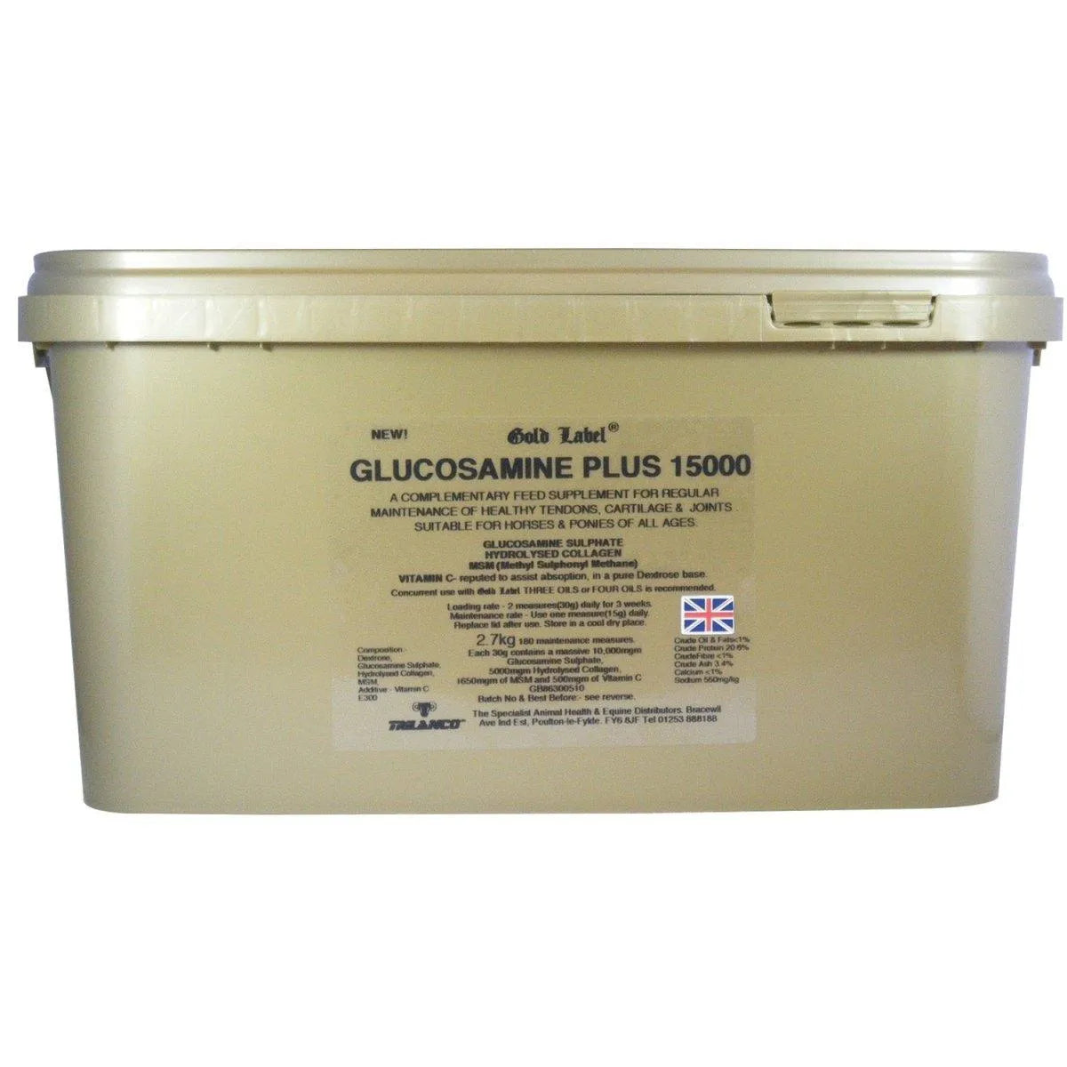 Gold Label Glucosamine Plus 15000 - 2.7Kg -