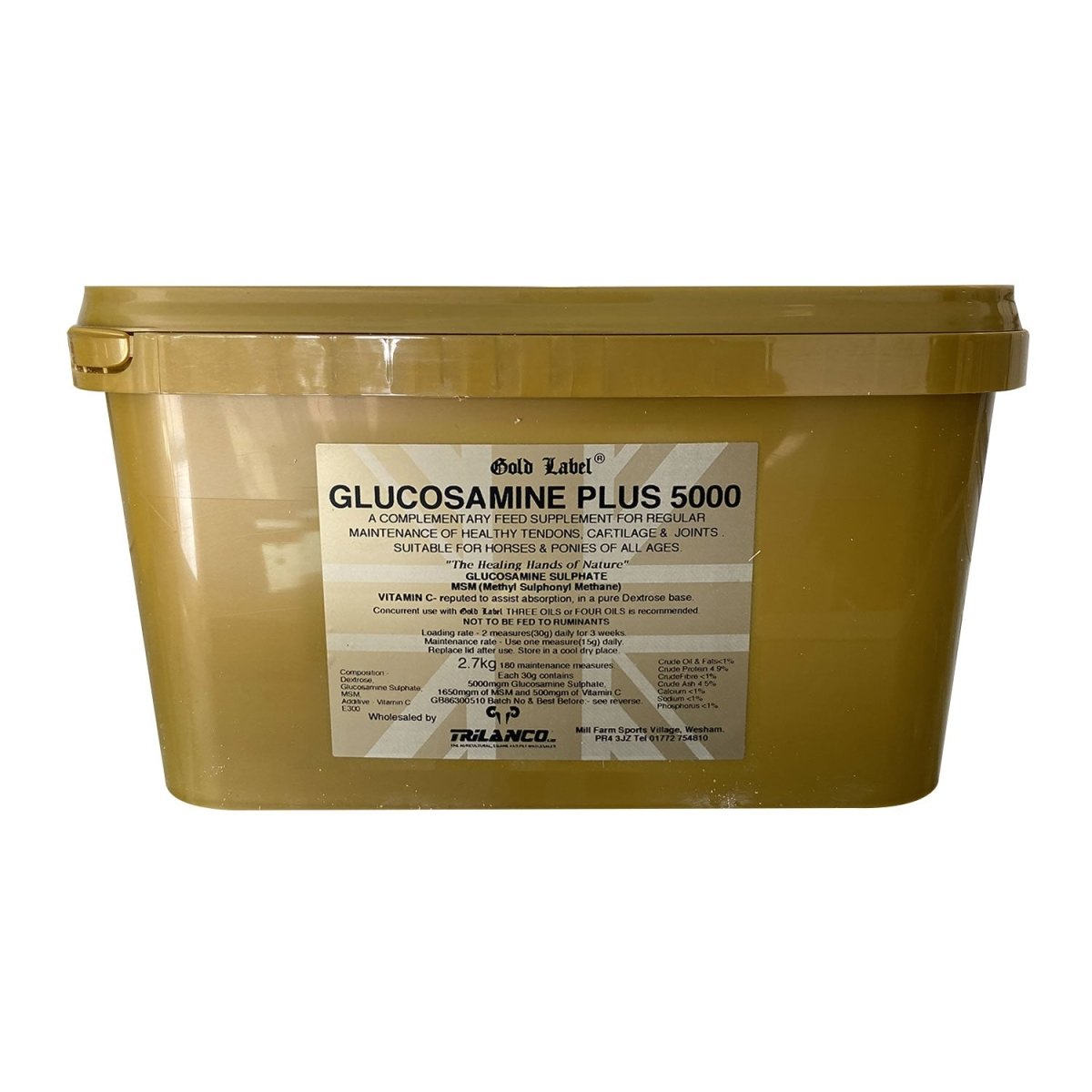 Gold Label Glucosamine Plus 5000 - 2.7Kg -