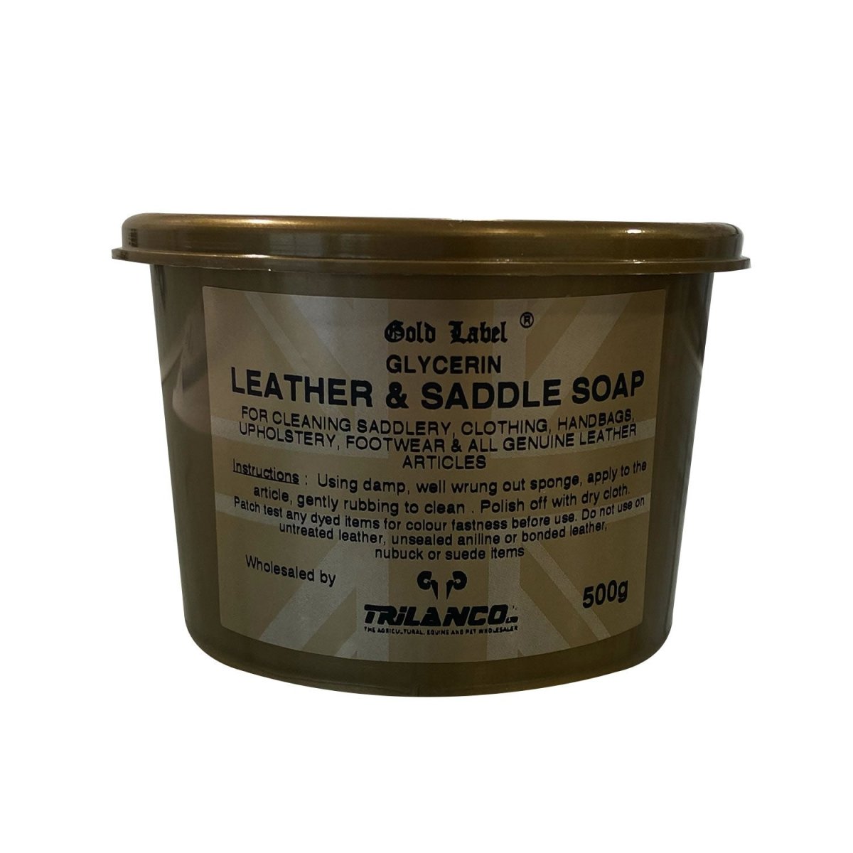 Gold Label Glycerin Leather & Saddle Soap - 500Gm -
