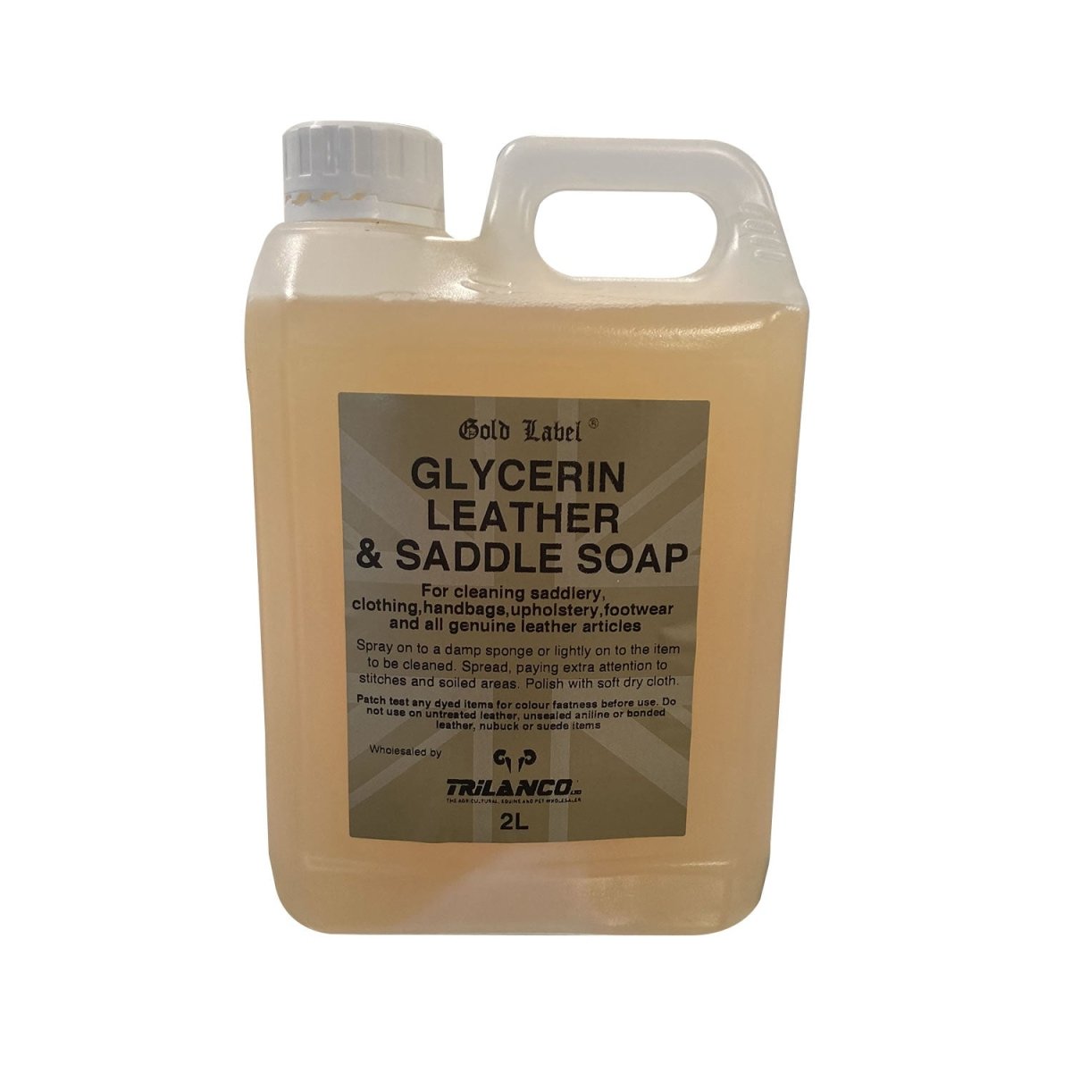 Gold Label Glycerin Leather & Saddle Soap Liquid - 2Lt -