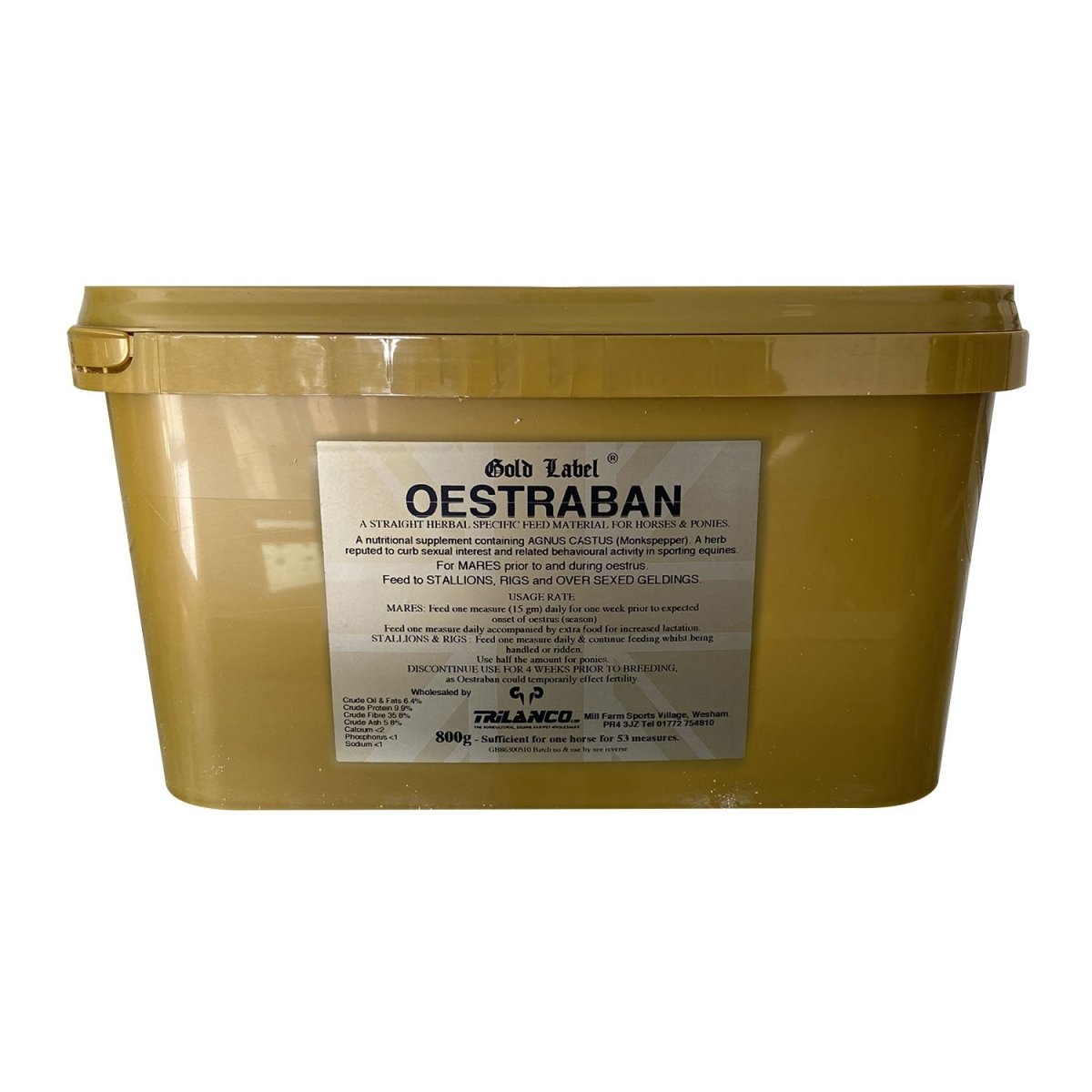 Gold Label Oestraban - 800Gm -