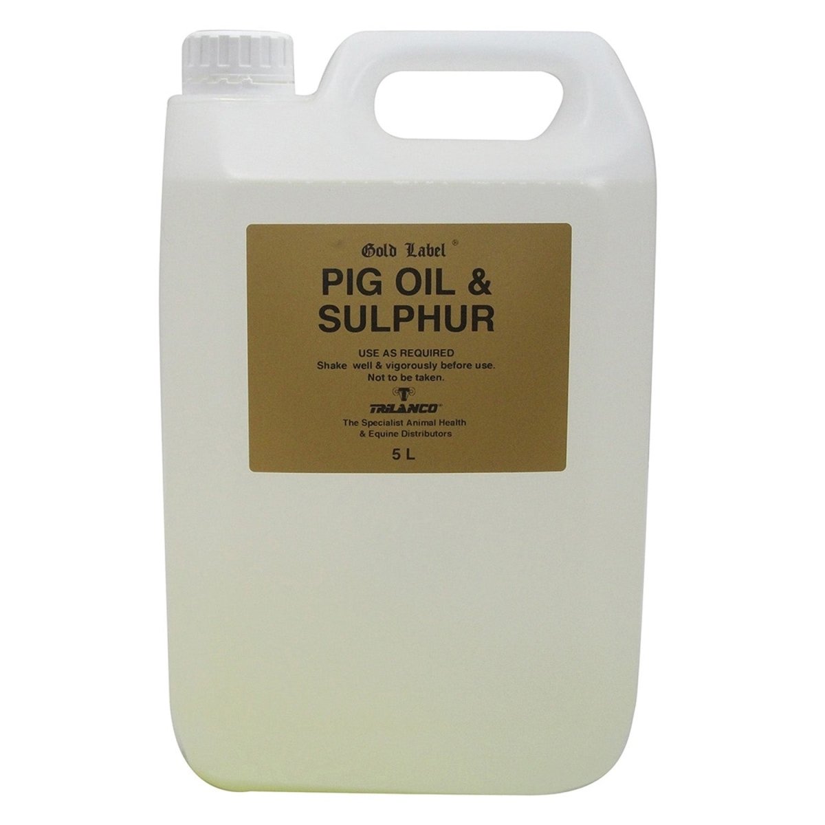 Gold Label Pig Oil & Sulphur - 5Lt -