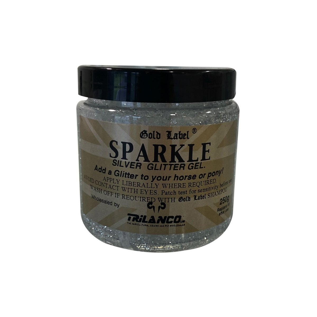 Gold Label Sparkle Glitter Gel - Silver - 250Gm