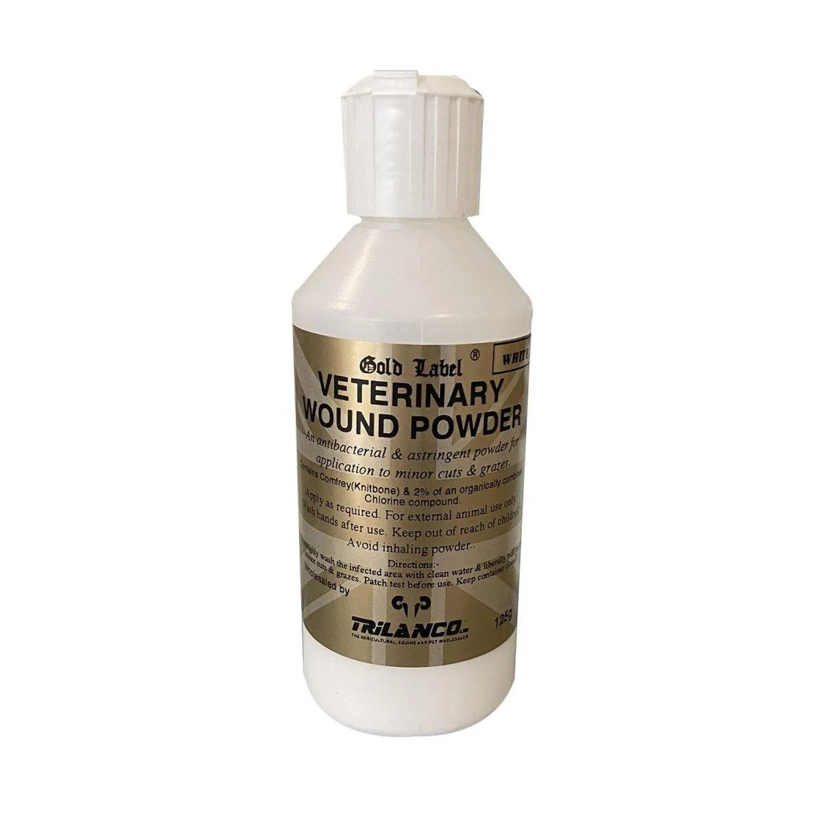 Gold Label Veterinary Wound Powder - White - 125Gm
