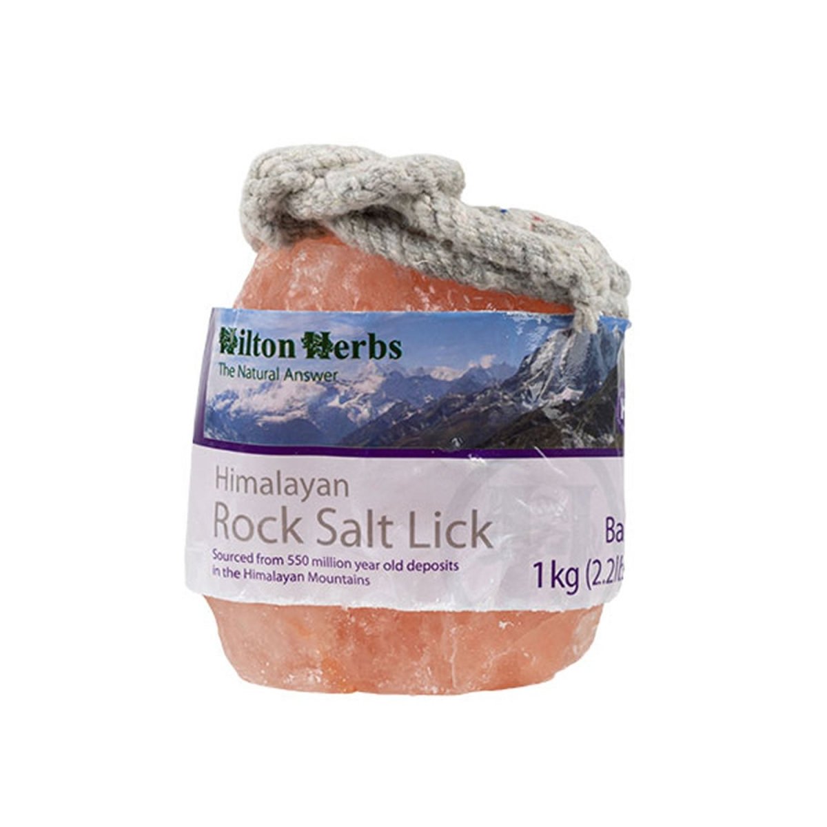 Hilton Herbs Himalayan Rock Salt Lick - 1Kg -