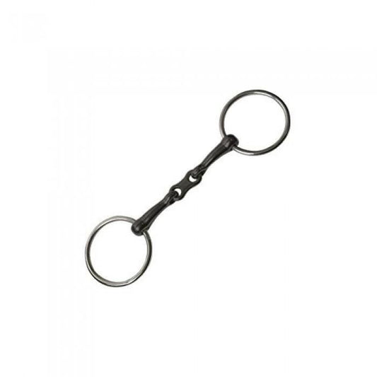 JP Korsteel Sweet Iron French Link Loose Ring Snaffle - 5" -