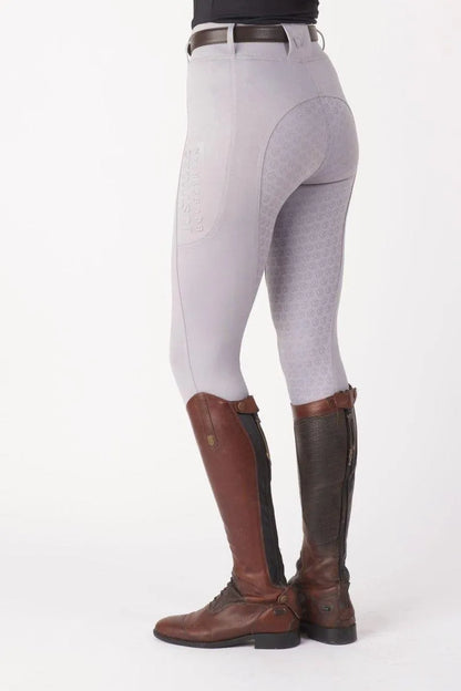 Just Togs Equinox Rider Tight - Silver - Ladies 10