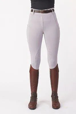 Just Togs Equinox Rider Tight - Silver - Ladies 10