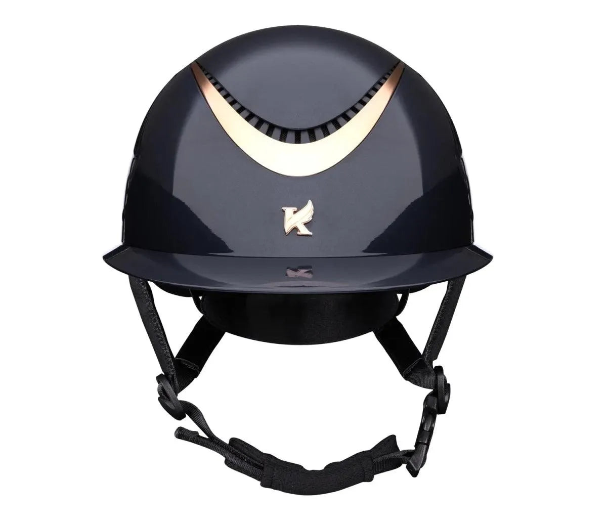Karben Alina Ellipse Riding Hat - Navy/Rose Gold - 52-54cm
