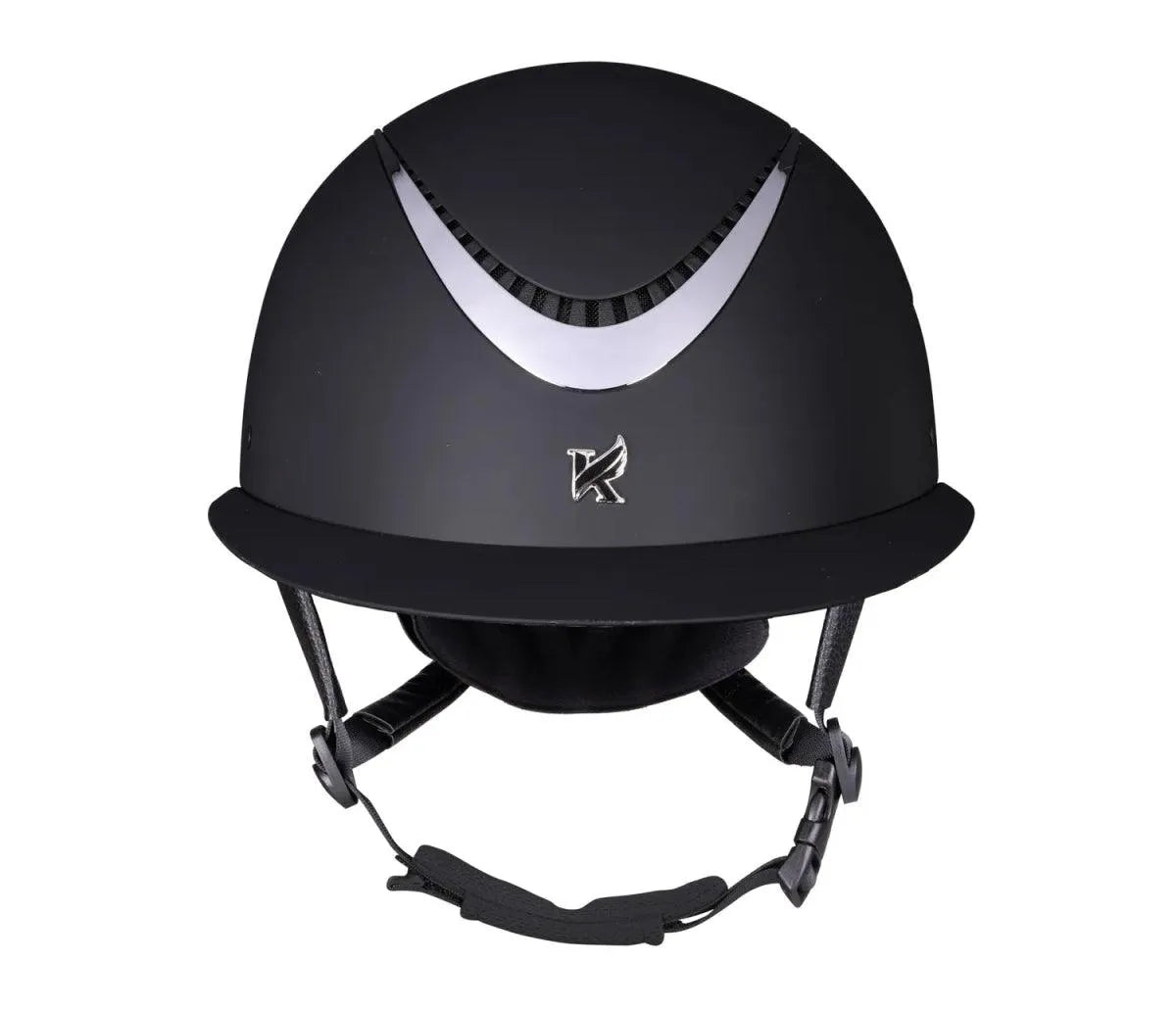 Karben Elisa Ellipse Riding Hat - Black/Silver - 52-54CM