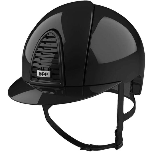 KEP Cromo 2.0 Polish Riding Helmet - No Liner Included - Black - Medium (52cm-58cm)