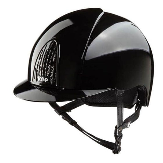 KEP Smart Polish Riding Helmet - No Liner Included - Black - Medium (52cm-58cm)