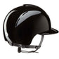 KEP Smart Polish Riding Helmet - Polo Peak - No Liner Included - Black - Medium (52cm-58cm)