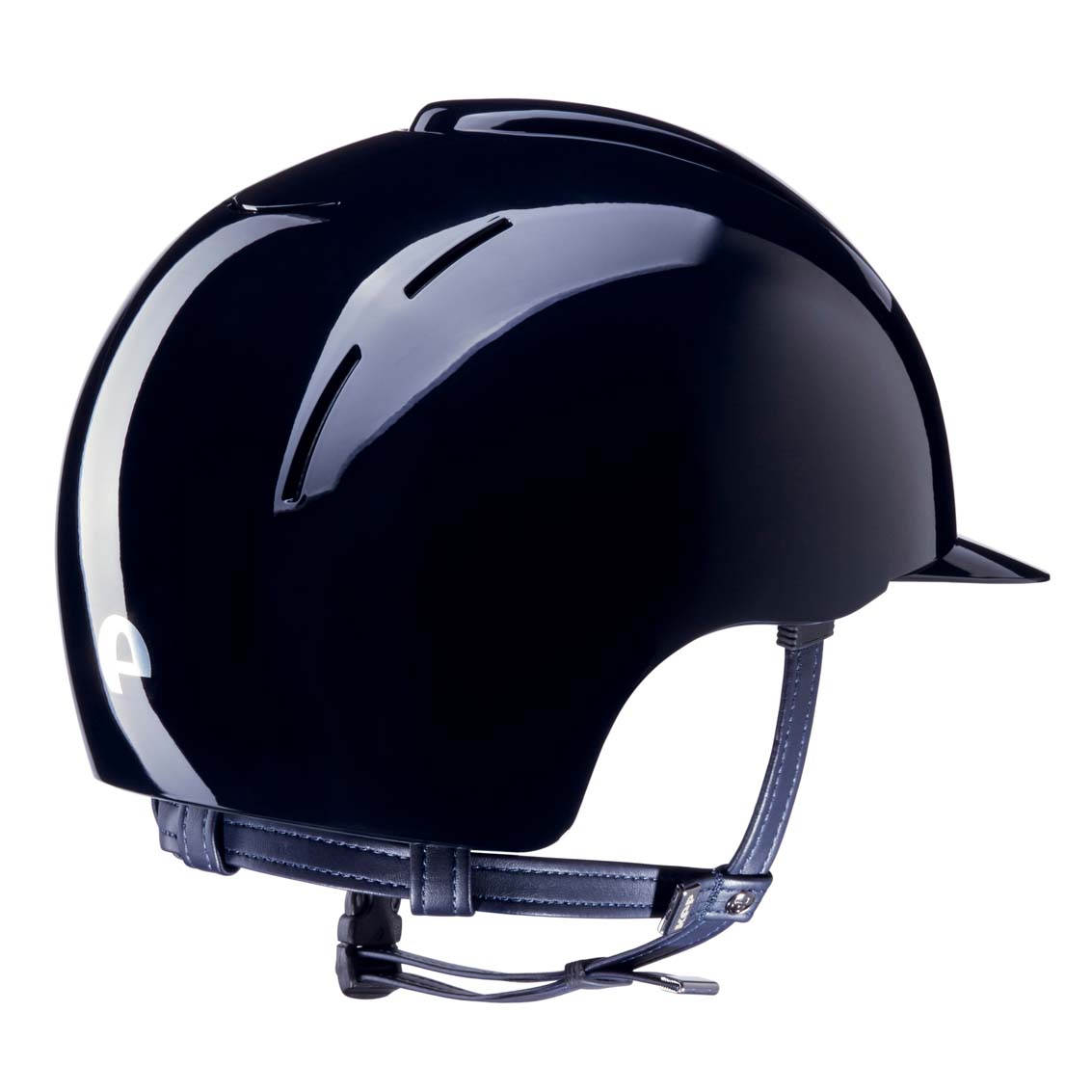 KEP Smart Riding Helmet - Polish Finish - Blue - Medium (52cm-58cm)