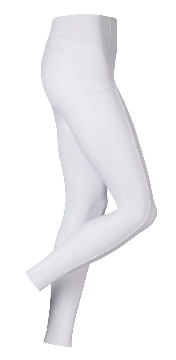 LeMieux Activewear Summer Pull On Breeches - White - Ladies 8