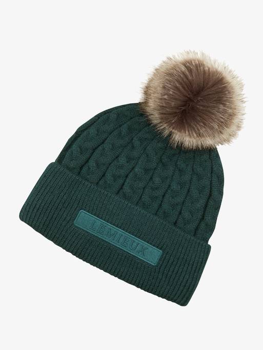 LeMieux Clara Cable Beanie Winter Hat AW23 - Spruce -