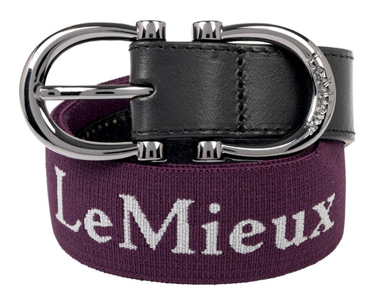 LeMieux Elasticated Belt - Fig - Extra Small