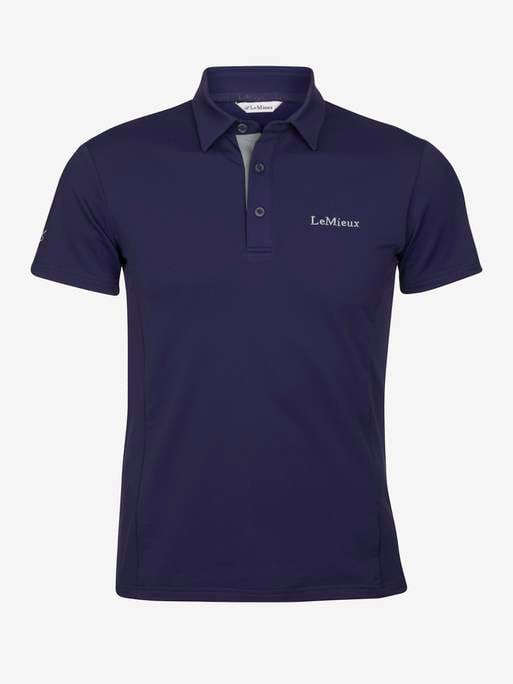 LeMieux Junior Pro Kids Polo Shirt - Navy - 3-4 Yrs -