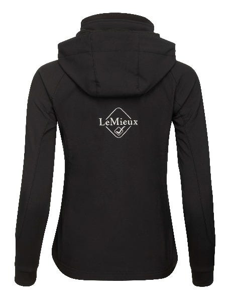LeMieux Ladies Elite Soft Shell Jacket - Black - Ladies 6