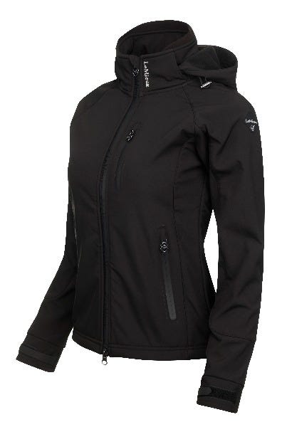 LeMieux Ladies Elite Soft Shell Jacket - Black - Ladies 6