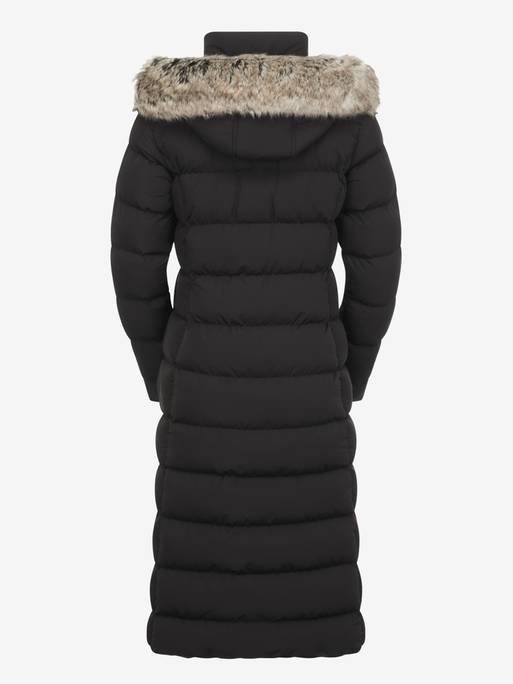 LeMieux Ladies Harper Longline Puffer Coat AW23 - Black - Ladies 6