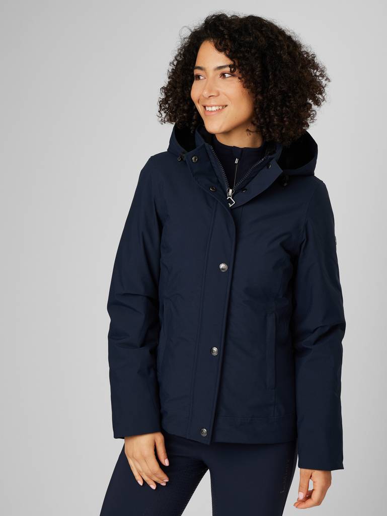 LeMieux Laura Waterproof Short Coat AW23 - Navy - Ladies 8